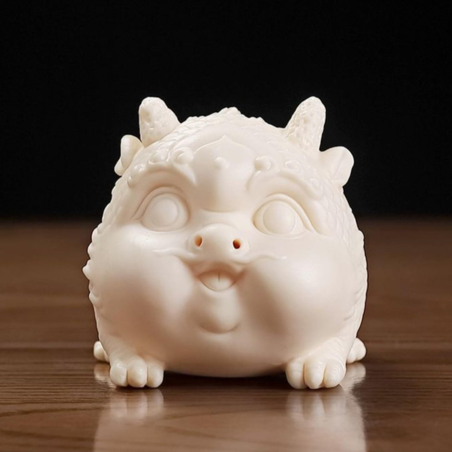 Chinese Dragon Ceramic Tea Pet 8.5cm Tea Room Decoration Tea Set Accessories