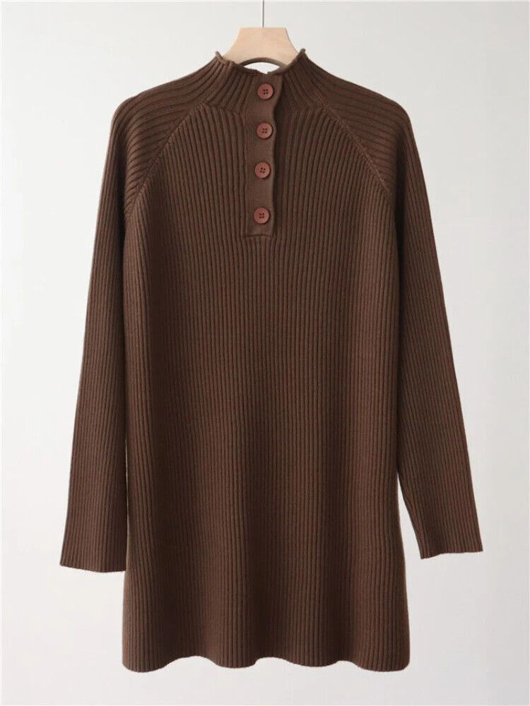Sweaters Women 2023 Autumn Winter Length Sweater Elegant Women's Pullover