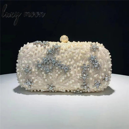 Bag Crystal Pearl Handbag Evening Bag Wedding Bag Bridal Shoulder Bag