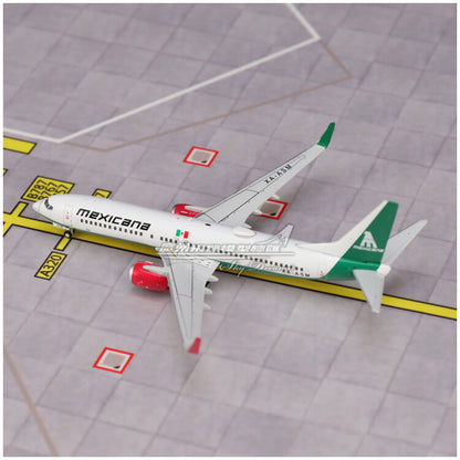 1:400 GeminiJets Mexicana BOEING B737-800W Airplane Diecast Plane Aircraft Model
