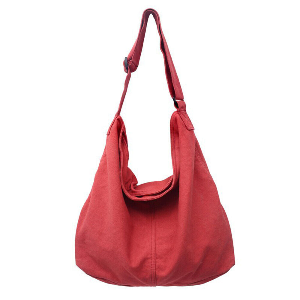 Women Shoulder Bag Shopper Canvas Tote Bag Large Capacity Crossbody Bags