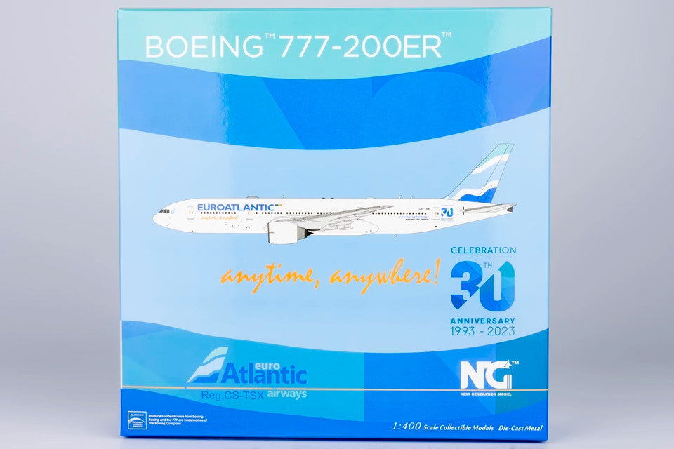 1:400 NG Model EuroAtlantic BOEING 777-200ER Passenger Airplane Diecast Model