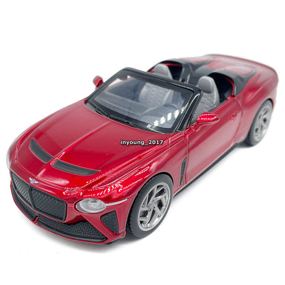 1/32 Bentley Mulliner Bacalar Model Car Diecast Toy Cars Toys for Boys Kids Red