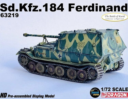 Dragon 1/72 German Ferdinand Anti-tank Jagdpanzer Kursk 1943 Model 63219