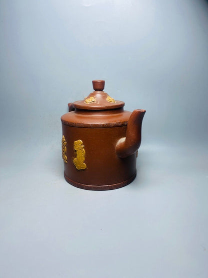 Chinese Yixing Zisha Clay Handmade Exquisite Teapot （宫灯 底款：元畅）