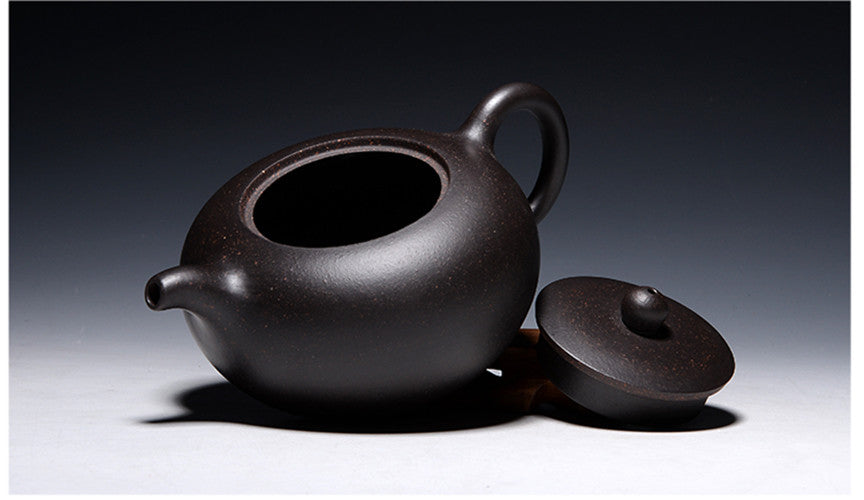 300ml Marked Tea Pot Real Yixing Zisha Clay Pot Handmade Ball Shape Infuser Hole
