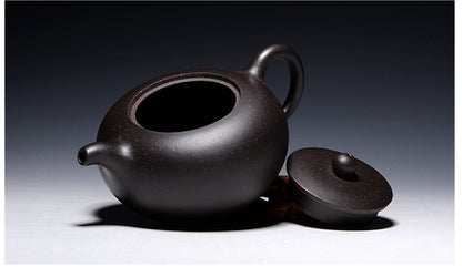 300ml Marked Tea Pot Real Yixing Zisha Clay Pot Handmade Ball Shape Infuser Hole