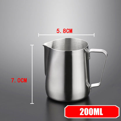 100-1500ML Barista Espresso Coffee Pitcher Latte Milk Cup Frothing Jug Steam New