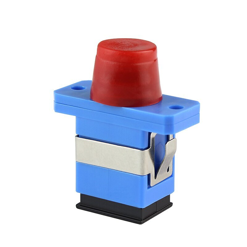 10 Pcs Plastic Section of SC-FC Fiber Flange Adapter
