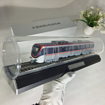 1:68 40CM Dalian Metro Line 5 Subway Vehicle Passenger Train Diecast Model