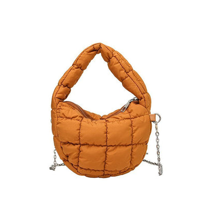 Handbag Pleated Mini Cloud Bag Messenger Chain Crossbody Shoulder Bags 20*13*6cm