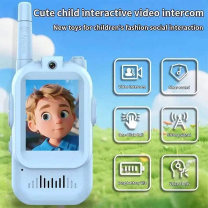 Kids Video Walkie Talkie with HD Screen | USB-C Rechargeable