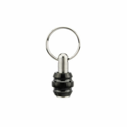 Black Titanium Alloy Knife Beads Paracord Umbrella Rope Thread Zipper Accessorie