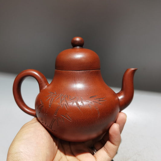 vintage chinese yixing purple clay teapot zisha ceremony teaware collection rare