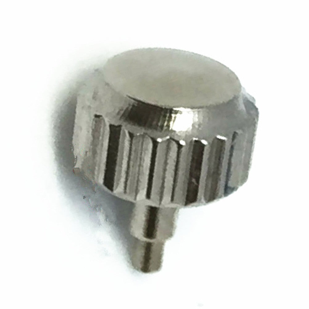 1Pc Silver Stainless Watch Crown For NH35 NH36 Watch Movement Replace Accessory