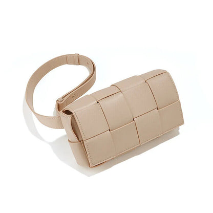 Bags Women Bag Weave Waist Belt Bag 2023 Trend Chest Pouch Female Bag
