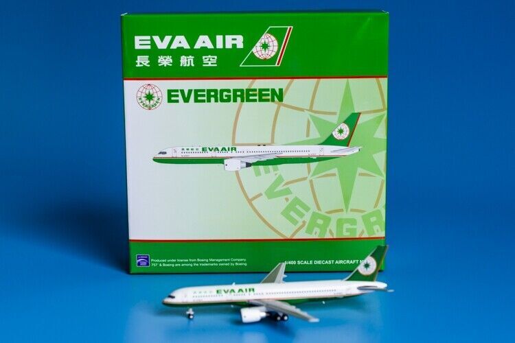 1:400 JC Wings EVA AIR BOEING 757-200 Passenger Airplane Diecast Aircraft Model
