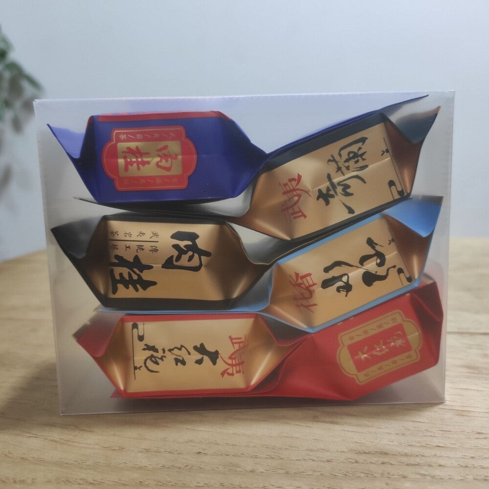 6 Small Bags/box Tea Samples Da Hong Pao Tea Wuyi Cinnamon Loose Tea On Sales