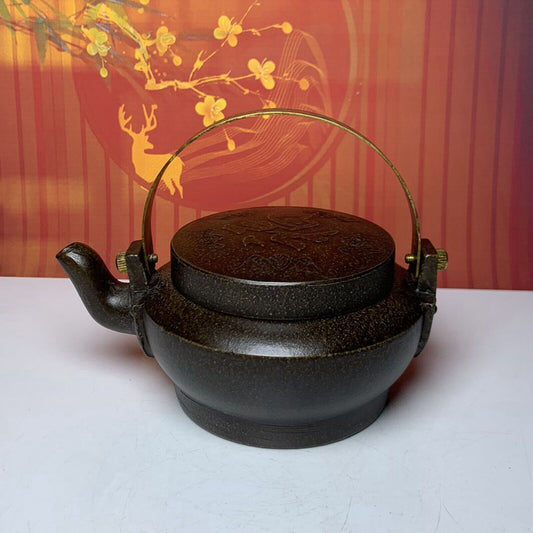 Vintage Chinese Yixing Purple Clay Teapot Zisha Ceremony Exquisite Gift Teaware