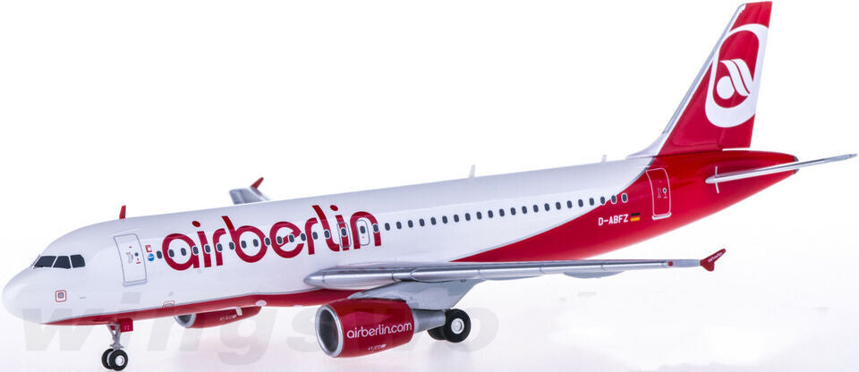 1:200 Herpa Air Berlin AIRBUS A320 Passenger Airplane ABS Plastic Aircraft Model