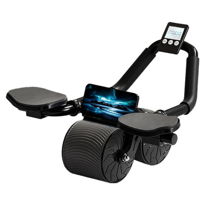 Abdomen Roller With Timer Abdominal Muscles Fitness Wheel Training Bodybuilding