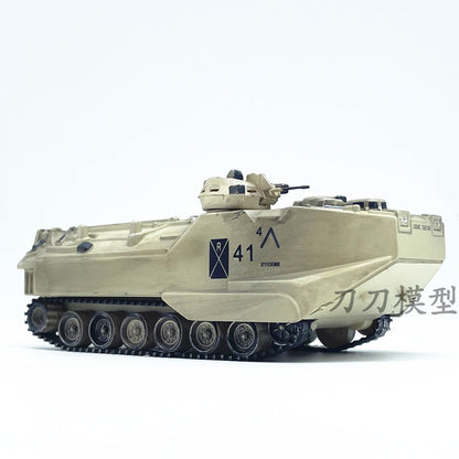 1:72 US AAV-7A1 Amphibious Armoured Assault Vehicle Desert Painting Model