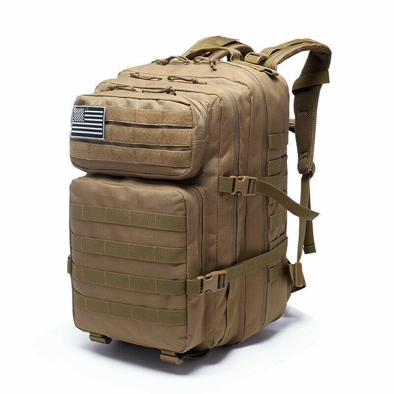 Man Army Tactical Backpacks Assault Bags Outdoor Pack Camping Hunting Bag