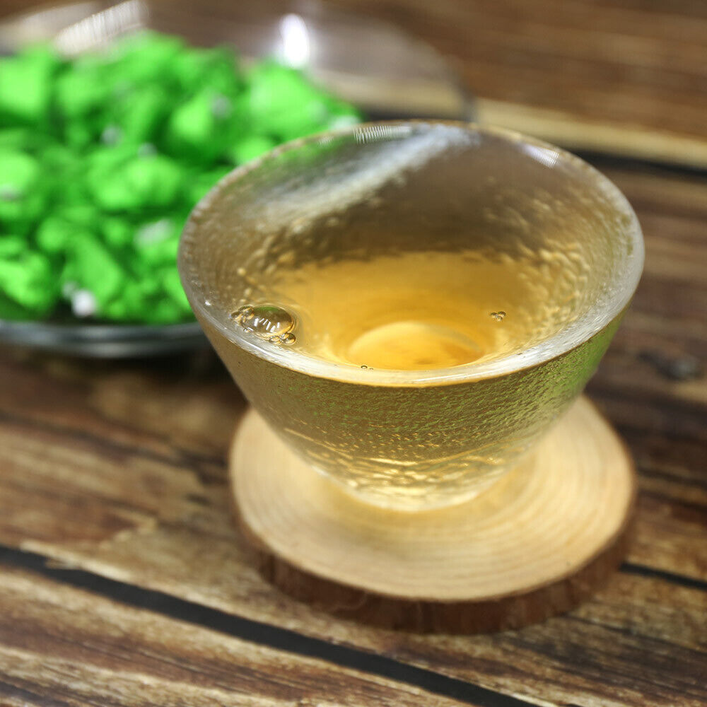 2011 Raw Puer Resin High Quality Shen Pu'er Tea Cream Cha Gao Green Foil Packing