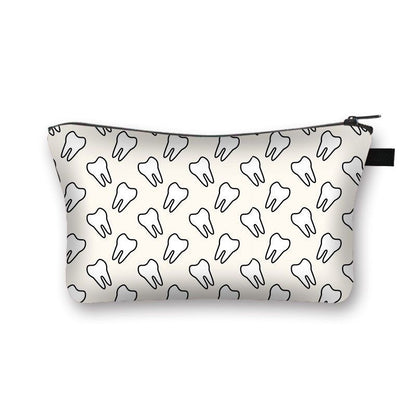Cartoon Print Cosmetic Case Makeup Bag Organizer Travel Storage Purse 15*13*21CM
