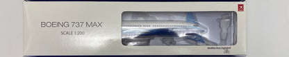 1:200 Hogan Boeing 737 MAX8 Passenger Airplane Plane ABS Plastic Aircraft Model