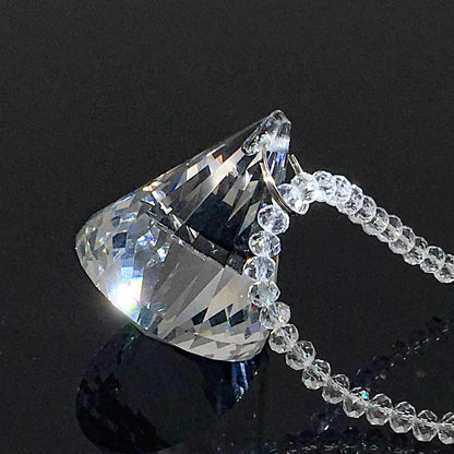 Diamond Bling Rear View Mirror Hanging Car Charm Chandelier Suncatcher Ornament