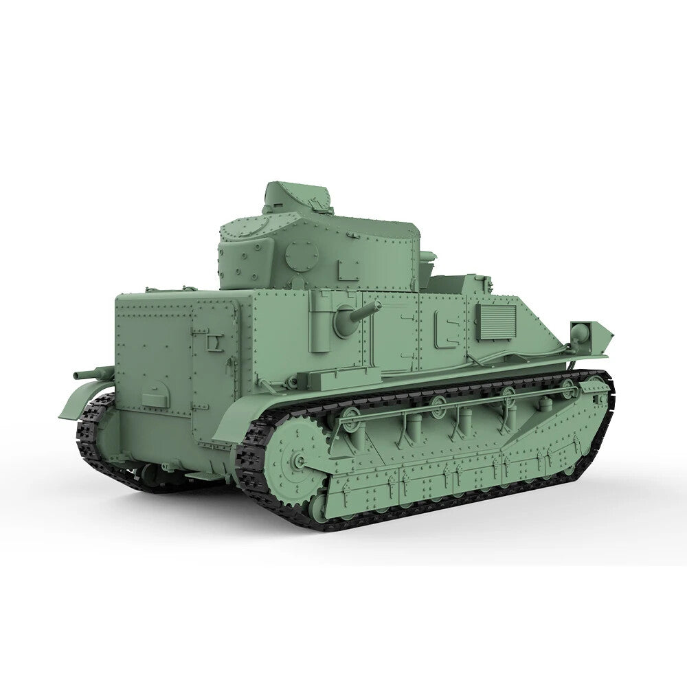 SSMODEL SS72578 1/72 25mm Military Model Kit British Vickers Mk.II Medium Tank