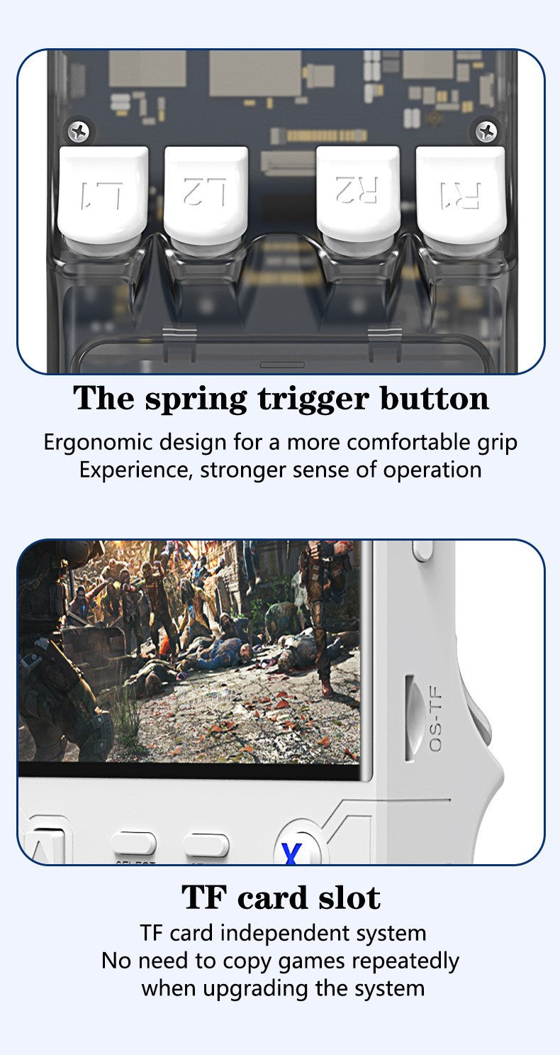 R36Ultra open source handheld game console arcade Linux dual system 4.0PSP-usa
