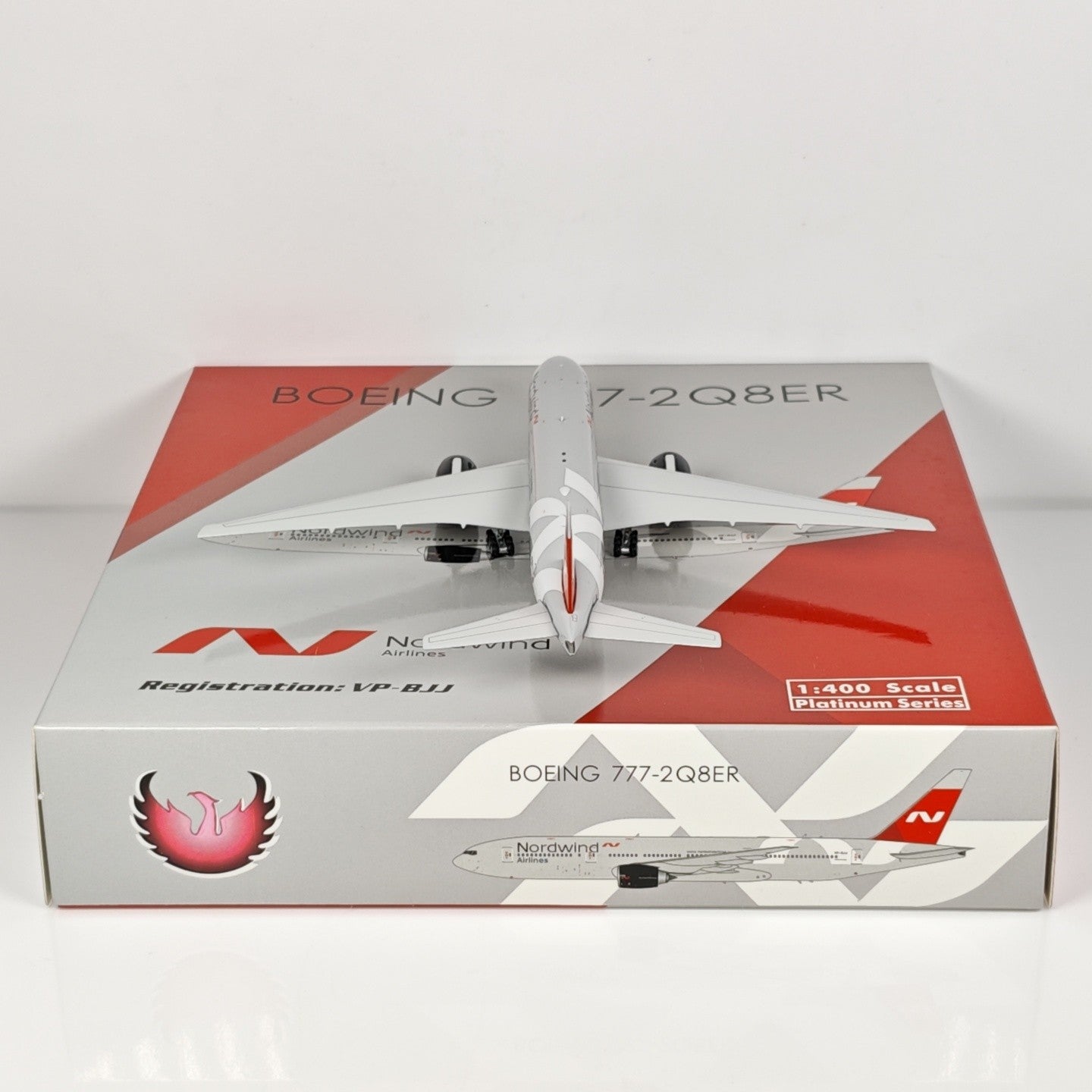 1:400 Phoenix Nordwind Airlines B777-200ER Airplane Diecast Aircraft Plane Model