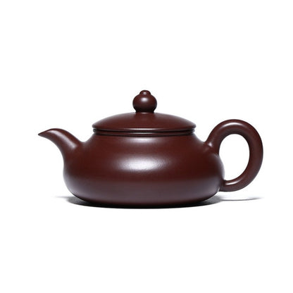160ml Real Yixing Zisha Tea Pot Purple Zhu Clay Marked Pot 9 Infuser Holes China