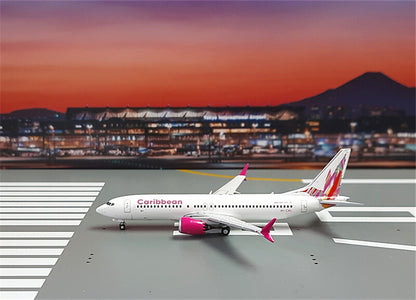 GeminiJets Caribbean Airlines FOR BOEING B737 MAX8 9Y-CAL 1:400 Aircraft Model