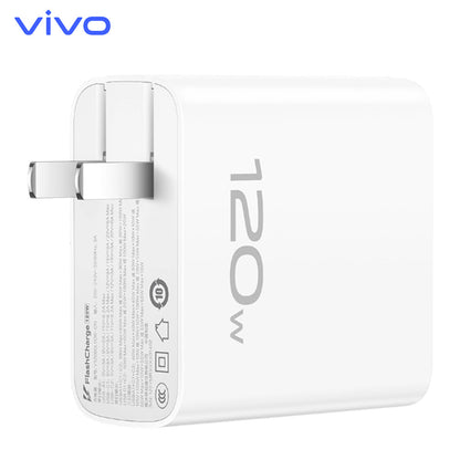 Original vivo 120W Dual Type-C Multi-port Flash Charge Charger Kit with 1m Cable