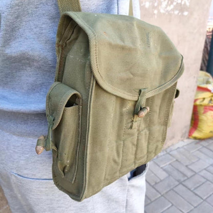 1970s Vietnam War Type 56 Canvas Bag Soviet Style Tactical Shoulder Bag (Vtg)
