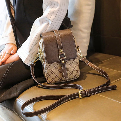 Ladies Side Bag Trendy Luxury Shoulder Crossbody Leather Small Vintage Handbags