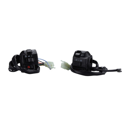 1 Pair 22mm 7/8" Universal Motorcycle Handle Bar Switch Control For Cafe Racer