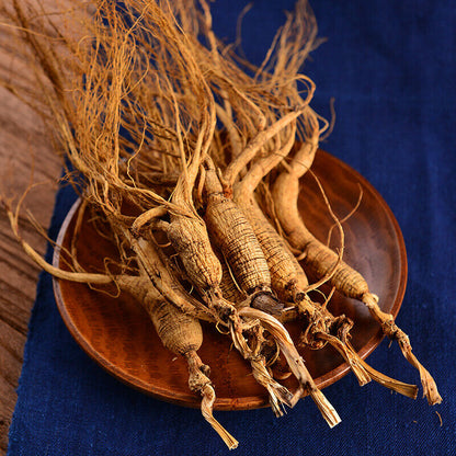 Dry Transplant Wild Ginseng Root 10-15 Years relative integrity China herbal