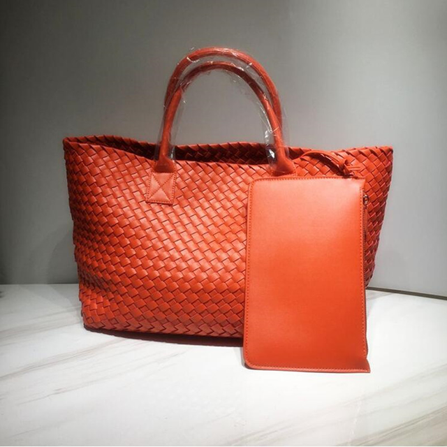 Brand Design Woven Handbags For Women Bales Fashion Tide Weave Hand Shoulder bag