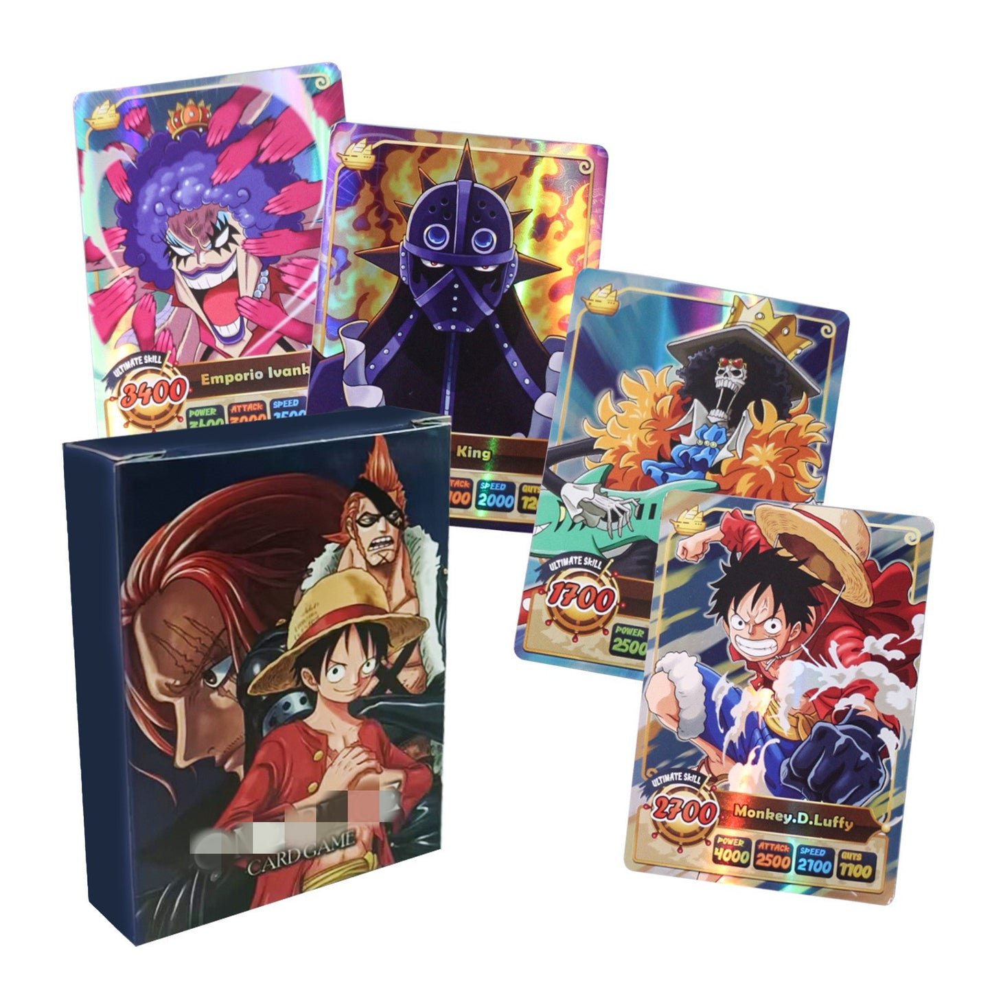 50 Fire Shadow Ghosts Kill Dragon Ball Pirates Game Collection Cards Battle--