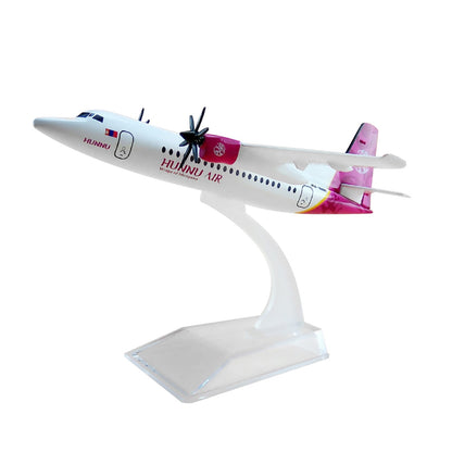 1/400 16cm Aircraft Mongolia Hunnu Fokker F50 FK-50 Alloy Plane Model Collection