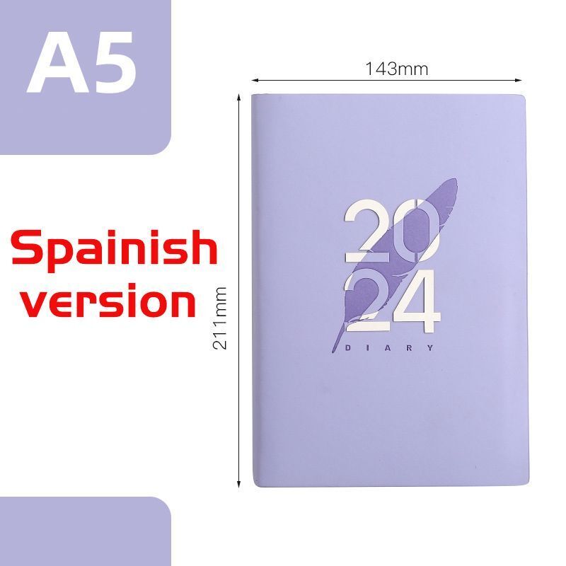2024 Planner Notebooks A5 Agenda Journals Kawaii Notepad Diary Weekly To Do List