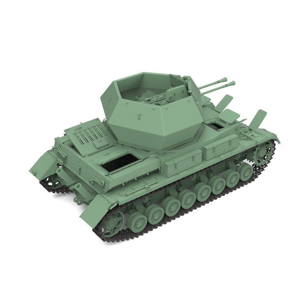 SS72805 1/72 25mm Military Model German Flakpanzer IV Ostwind II SPAA 3D RESIN