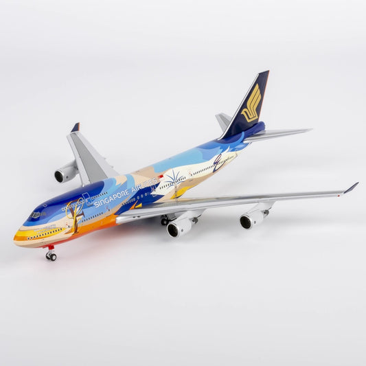 1:400 NGmodels Singapore Airlines Boeing 747-400 Airplane Diecast Plane Model