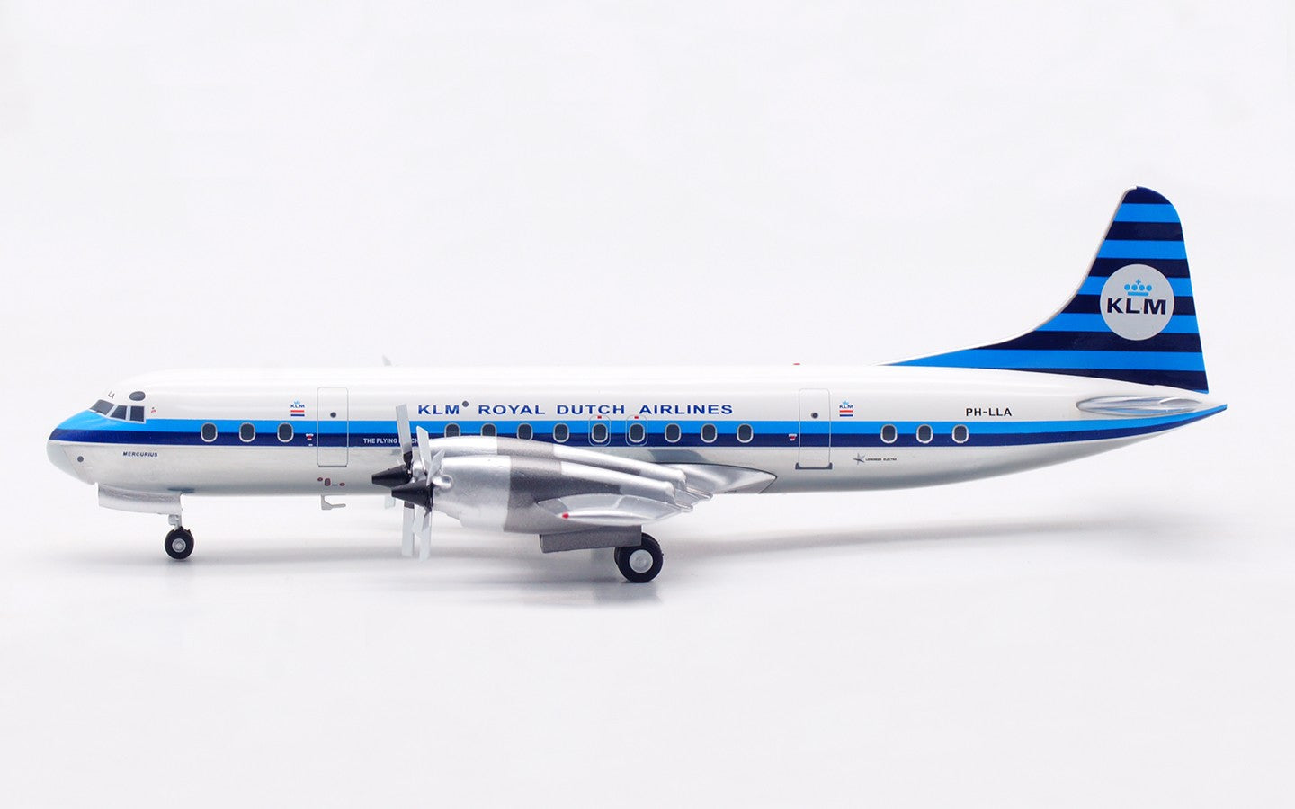 1:200 InFlight KLM Lockheed L-188C Passenger Airplane Diecast Aircraft Model