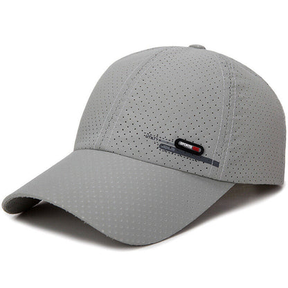 Unisex Breathable Mesh Hat Snapback HatAdjustable Quick Drying Hats Baseball Cap