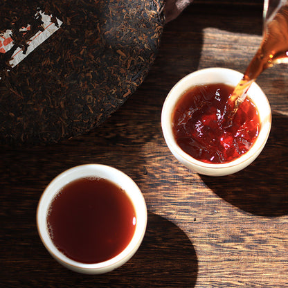 357g Banzhang Pu-erh Tea Ripe Tea Cake Royal Scent Banzhang Health Care